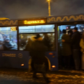 Невозможно войти в автобус 201 маршрута