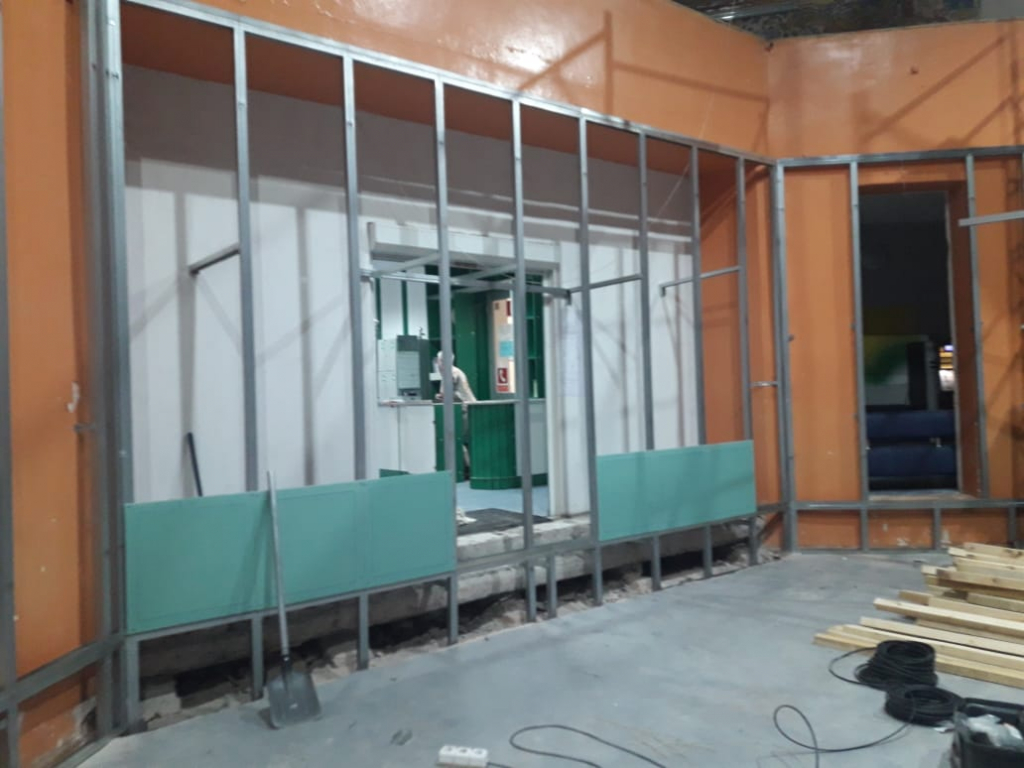 Инфракрасные обогреватели - гипсокартонное ототпление - отзыв из детского учебно- оздоровительного лагеря Лукоморье